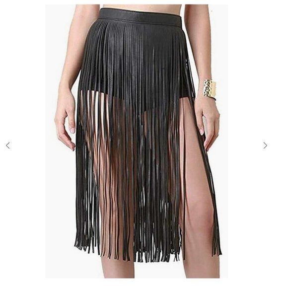 Accessories - FAUX Leather Tassel Belt